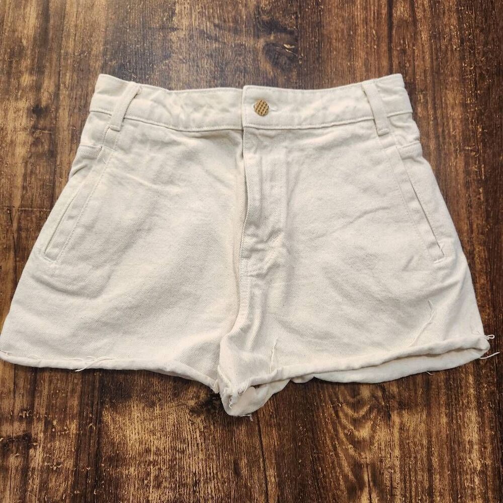 Zara high waist cutoff shorts